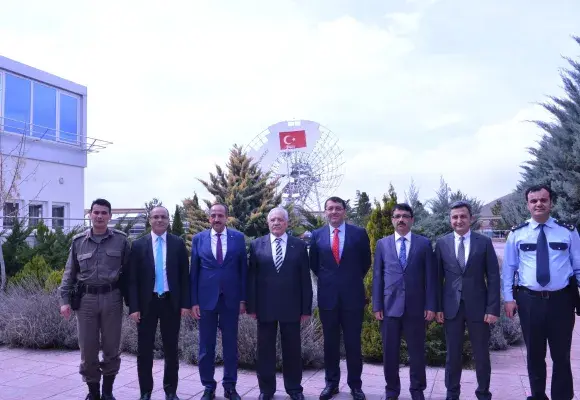 Gölbaşı Bureaucrats Visit Türksat