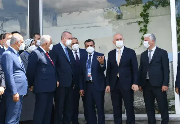 Cumhurbaşkanı Erdoğan’dan, Türksat Gölbaşı Yerleşkesi’ne Ziyaret