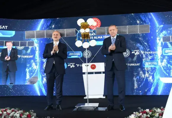 Türksat 5A, Cumhurbaşkanımız Sayın Recep Tayyip Erdoğan tarafından devreye alındı