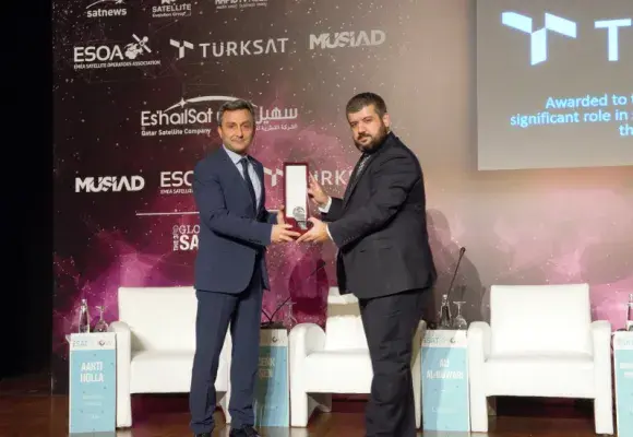 Türksat Receives “Industry Influencer of the Year” Award at the 3rd Global SatShow
