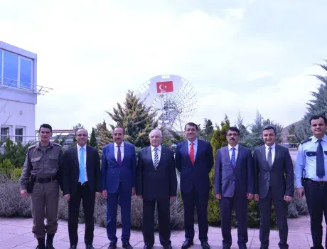 Gölbaşı Bureaucrats Visit Türksat