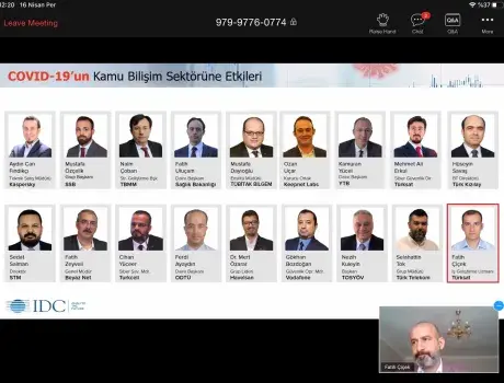 Türksat and IDC Turkey Jointly Organize Online Event