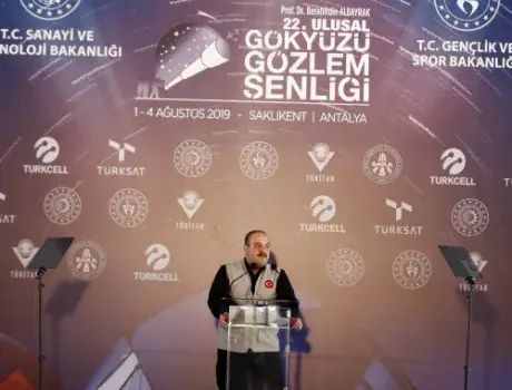 22. Ulusal Gökyüzü Gözlem Şenliği Türksat Desteğiyle Gerçekleştirildi