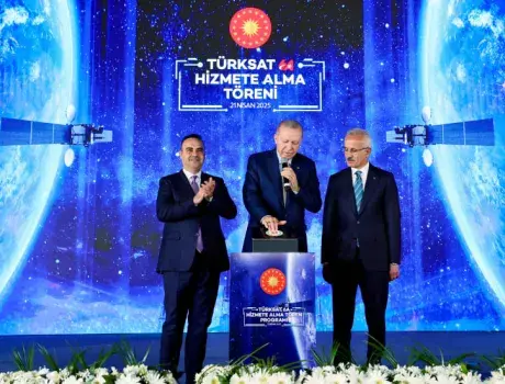 Türksat 6A Commissioned in a Ceremony Attended by President Erdoğan