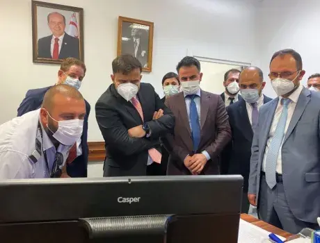 e-KKTC Program Çalışmaları Yerinde İncelendi