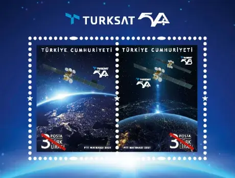 Türksat 5A, anma pulu ve ilk gün zarfıyla ölümsüzleşti
