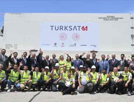 Türksat6A SpaceX Tesislerine Doğru Yola Çıktı