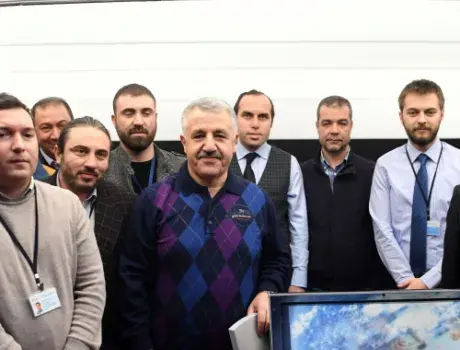 UDH Bakanı Arslan’dan Türksat’a Yeni Yıl Ziyareti