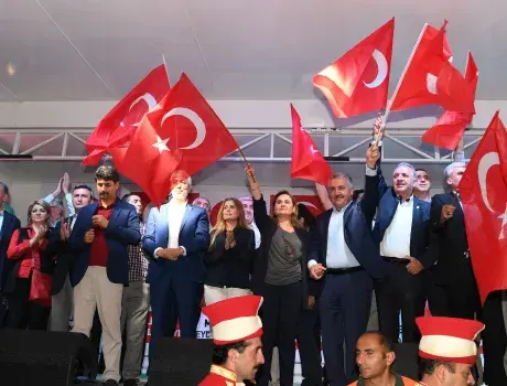 Sayın Bakanımız Arslan, “Demokrasi Nöbeti”ne katıldı