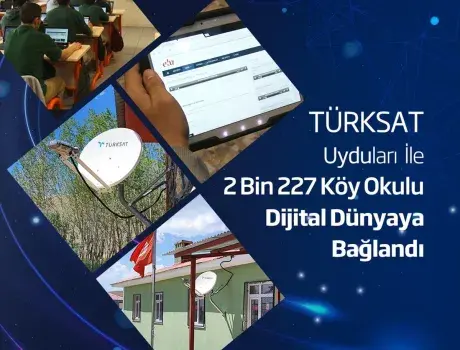 2 thousand 227 Village Schools Connected to the Digital World with Türksat Satellites