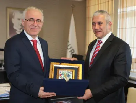 KKTC Ulaştırma Bakanı Hasan Taçoy Türksat A.Ş.’yi Ziyaret Etti