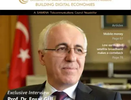 Türksat A.Ş. SAMENA Trends Dergisine Kapak Oldu