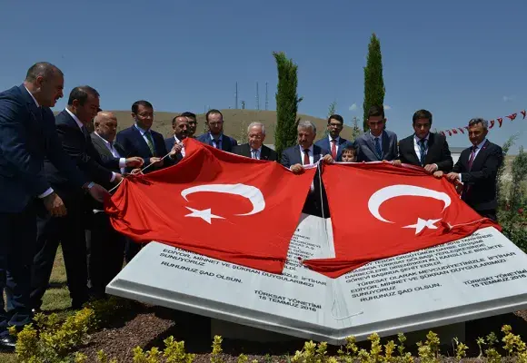 15 July Memorial Ceremony for Türksat Martyrs