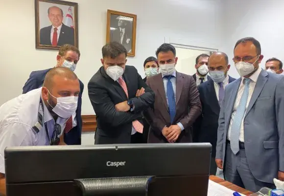 e-KKTC Program Çalışmaları Yerinde İncelendi