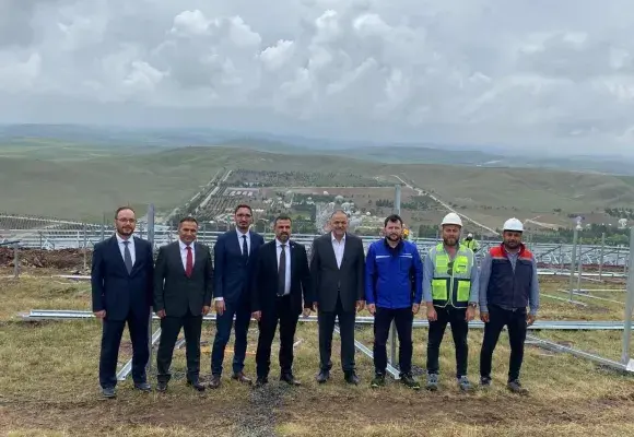 Bakan Yardımcısı Sayan’dan Türksat Güneş Enerji Santrali’ne Ziyaret