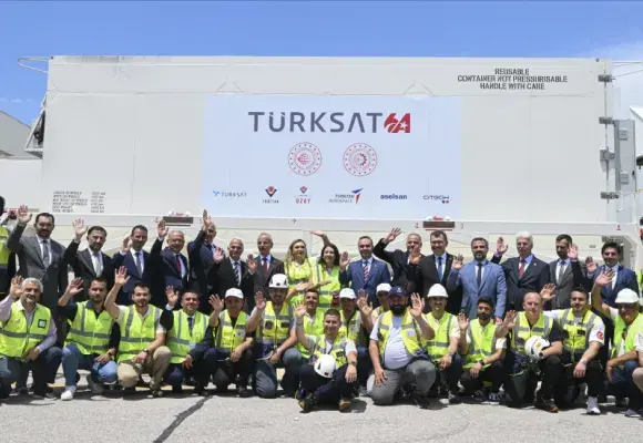 Türksat6A SpaceX Tesislerine Doğru Yola Çıktı