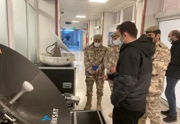 Katar Silahlı Kuvvetleri'nden Türksat'a Ziyaret