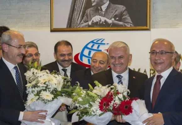 Minister Of Transport, Maritime Affairs And Communıcations Binali Yıldırım Took Over The Offıce From Feridun Bilgin