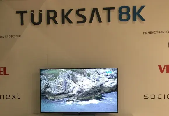 8K yayın yurtdışında da ses getirdi