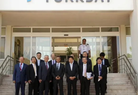 Japanese Minister of Space Policy Pays a Visit to Türksat